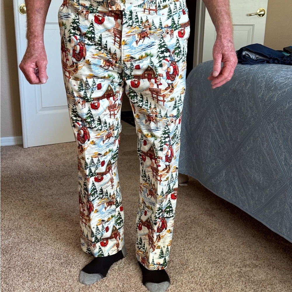 Loudmouth Golf Christmas Men's Chinos pants 36 x 30